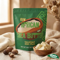 100% Raw African Shea Butter (Unrefined & Grade A) - 1lb Bulk for Dry Skin, Hair & DIY Soap